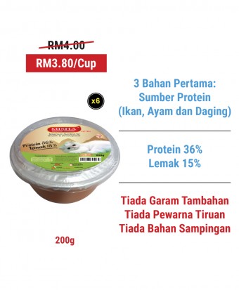 Feeder Rohani Anie : MISHA Kitten Kibbles Chicken & Tuna 200g x 6 Cups
