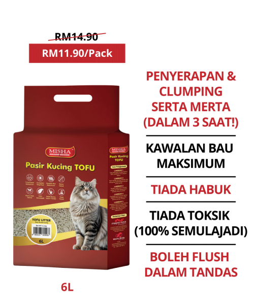 MISHA Tofu Cat Litter 6L